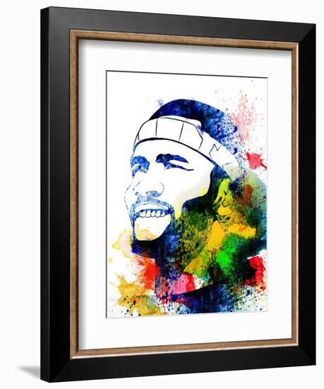 Frank Ocean Watercolor-Jack Hunter-Framed Premium Giclee Print