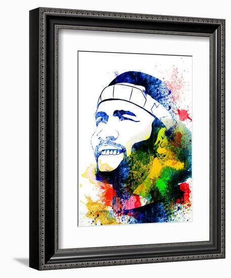 Frank Ocean Watercolor-Jack Hunter-Framed Premium Giclee Print