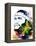 Frank Ocean Watercolor-Jack Hunter-Framed Stretched Canvas