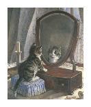 Waiting to Play, a Cairn Terrier with a Ball-Frank Paton-Giclee Print