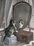 A Curious Kitten-Frank Paton-Giclee Print