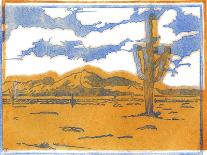 Yuccas In Silhouette-Frank Redlinger-Art Print