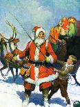 "Stay Santa, Stay!,"December 1, 1927-Frank Schoonover-Framed Giclee Print