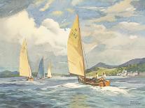 A Breezy day in the Harbour-Frank Sherwin-Premium Giclee Print