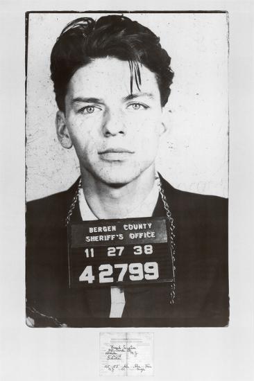 Frank Sinatra Mugshot Art Print Art Com