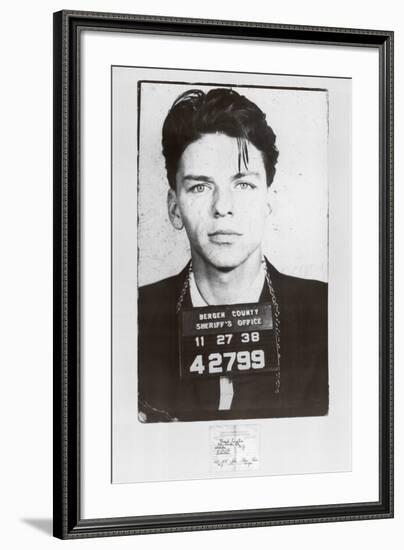 Frank Sinatra-Mugshot-null-Framed Art Print