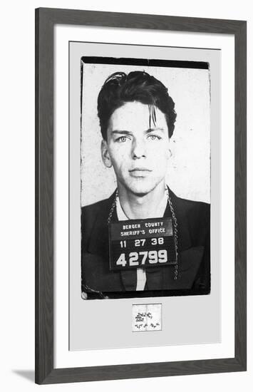 Frank Sinatra � Mugshot-Unknown-Framed Art Print