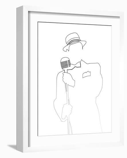 Frank Sinatra-Logan Huxley-Framed Premium Giclee Print