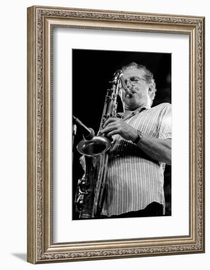 Frank Tiberi, Brecon Jazz Festival, Brecon, Wales, August, 2003-Brian O'Connor-Framed Photographic Print