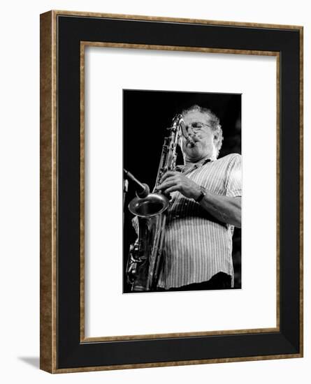 Frank Tiberi, Brecon Jazz Festival, Brecon, Wales, August, 2003-Brian O'Connor-Framed Photographic Print