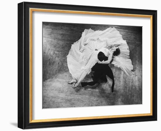 Frank Veloz and Yolanda Casazza, Husband and Wife, Top U.S. Ballroom Dance Team-Gjon Mili-Framed Photographic Print