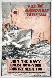 Join the Navy, Keep the American Flag on the Seas, c.1917-Frank Vining Smith-Framed Stretched Canvas