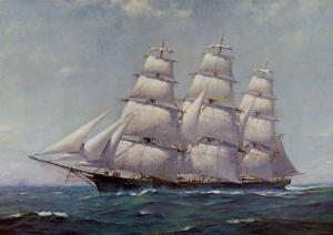 McKay Racer, Sovereign of the Seas by Frank Vining Smith