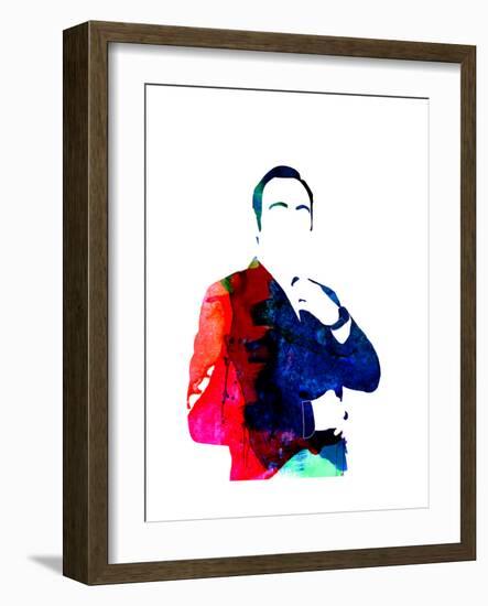 Frank Watercolor-Lora Feldman-Framed Art Print