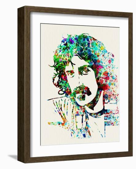 Frank Zappa-Nelly Glenn-Framed Art Print