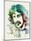 Frank Zappa-Nelly Glenn-Mounted Art Print