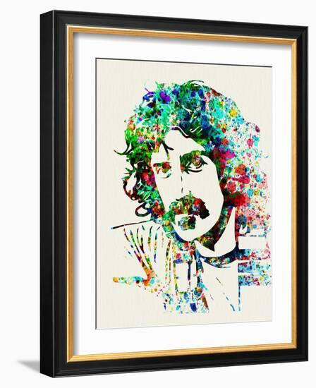 Frank Zappa-Nelly Glenn-Framed Art Print