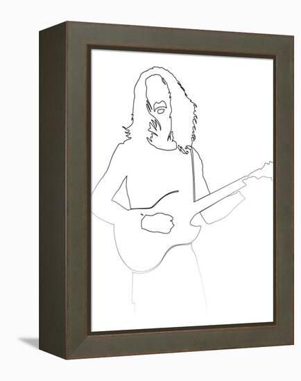 Frank Zappa-Logan Huxley-Framed Stretched Canvas