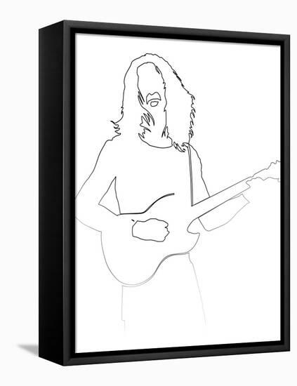 Frank Zappa-Logan Huxley-Framed Stretched Canvas