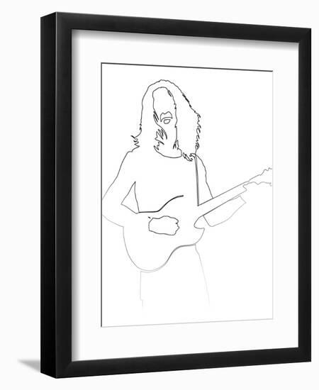 Frank Zappa-Logan Huxley-Framed Art Print