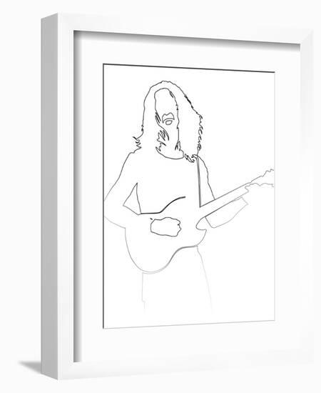 Frank Zappa-Logan Huxley-Framed Art Print