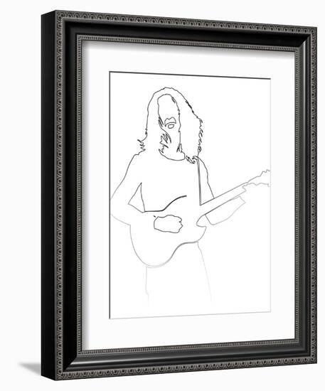 Frank Zappa-Logan Huxley-Framed Art Print