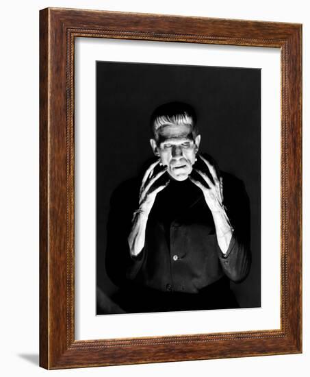 Frankenstein, Boris Karloff, 1931-null-Framed Photo