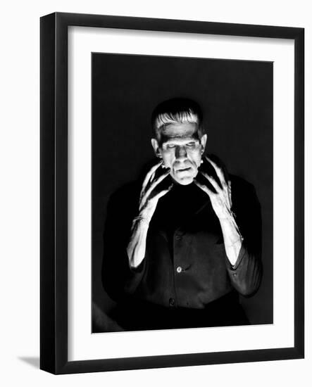 Frankenstein, Boris Karloff, 1931-null-Framed Photo