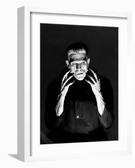 Frankenstein, Boris Karloff, 1931-null-Framed Photo