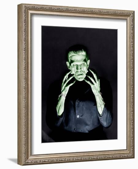 Frankenstein, Boris Karloff, 1931-null-Framed Photo