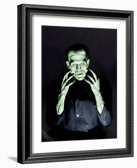 Frankenstein, Boris Karloff, 1931-null-Framed Photo