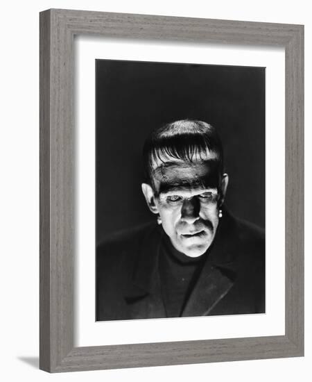 Frankenstein, Boris Karloff, 1931-null-Framed Premium Photographic Print