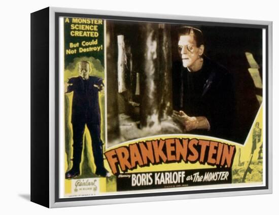 Frankenstein, Boris Karloff, 1931-null-Framed Stretched Canvas