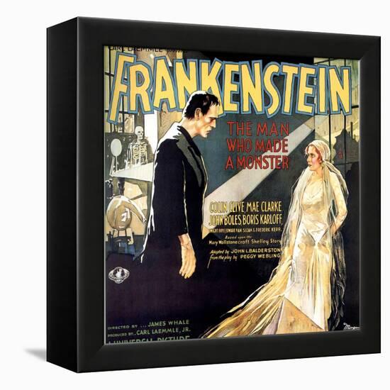 Frankenstein, Boris Karloff, Mae Clarke, 1931-null-Framed Stretched Canvas