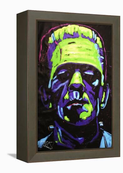 Frankenstein Club 001-Rock Demarco-Framed Premier Image Canvas