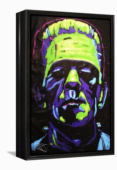 Frankenstein Club 001-Rock Demarco-Framed Premier Image Canvas