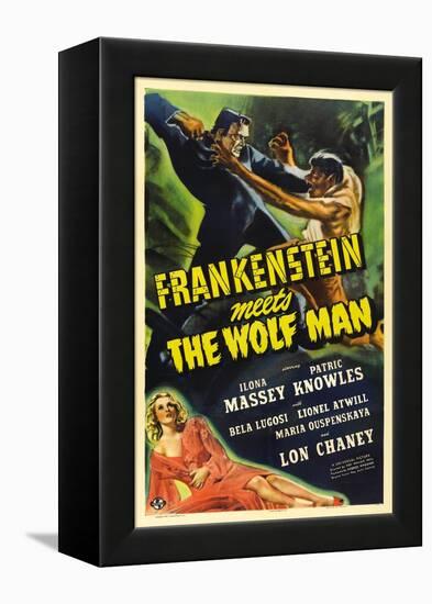 Frankenstein Meets the Wolf Man, 1943, Directed by Roy William Neill-null-Framed Premier Image Canvas