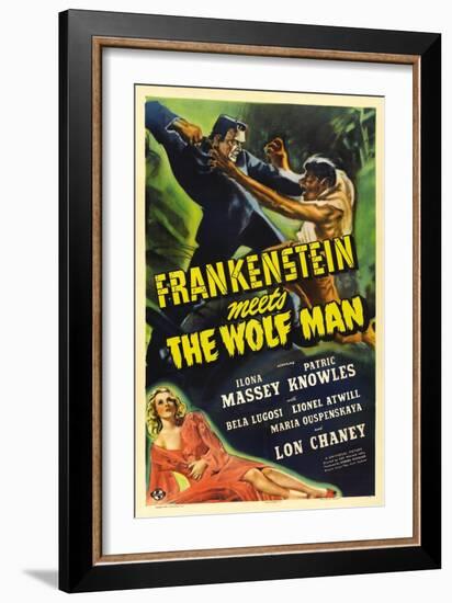 Frankenstein Meets the Wolf Man, 1943, Directed by Roy William Neill-null-Framed Giclee Print