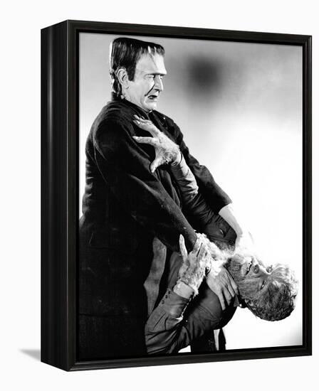 Frankenstein Meets the Wolf Man-null-Framed Stretched Canvas