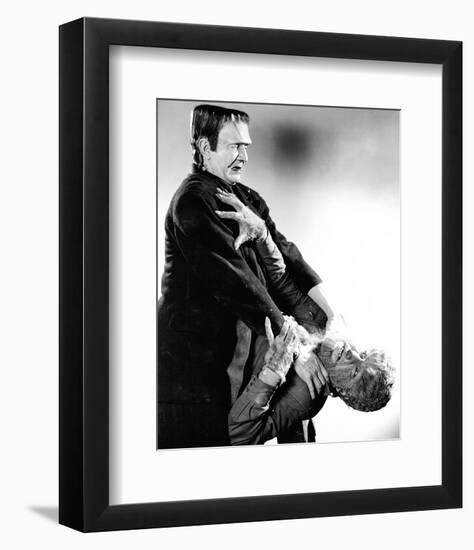 Frankenstein Meets the Wolf Man-null-Framed Photo