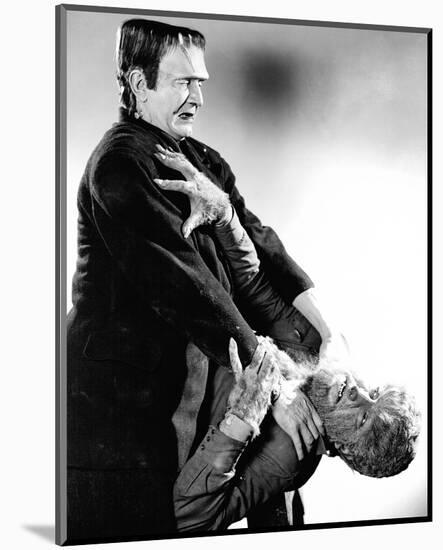Frankenstein Meets the Wolf Man-null-Mounted Photo