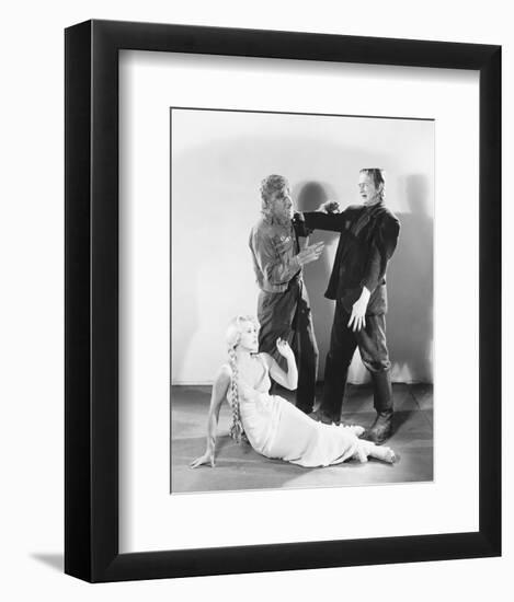 Frankenstein Meets the Wolf Man-null-Framed Photo