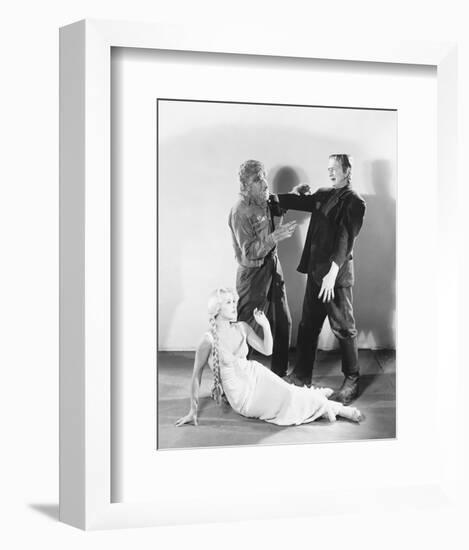 Frankenstein Meets the Wolf Man-null-Framed Photo