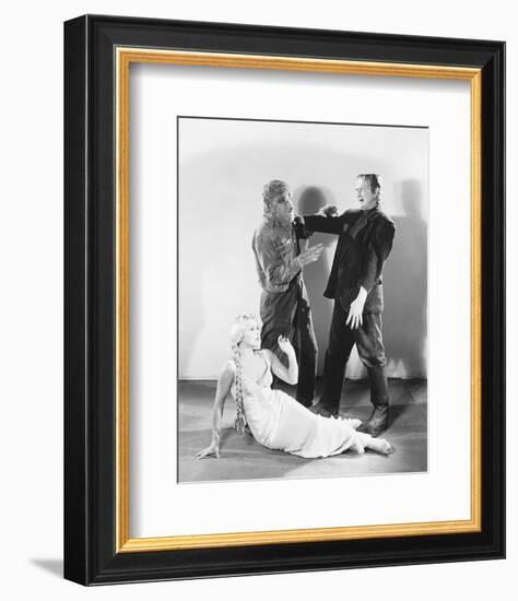 Frankenstein Meets the Wolf Man-null-Framed Photo