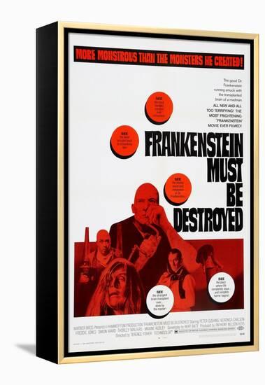 Frankenstein Must Be Destroyed, Freddie Jones, Peter Cushing, 1969-null-Framed Stretched Canvas