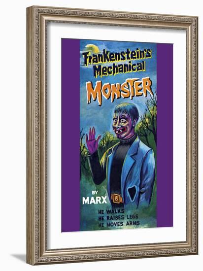 Frankenstein's Mechanical Monster-null-Framed Art Print