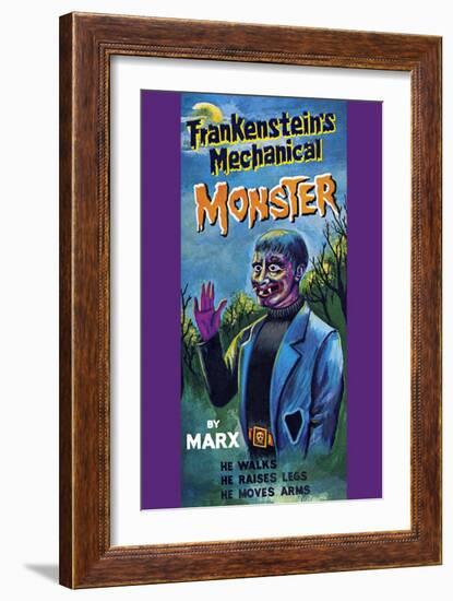 Frankenstein's Mechanical Monster-null-Framed Art Print