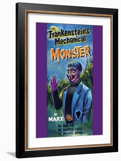 Frankenstein's Mechanical Monster-null-Framed Art Print