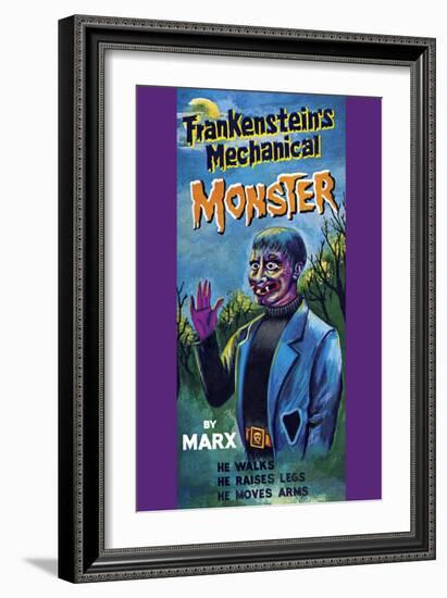 Frankenstein's Mechanical Monster-null-Framed Art Print