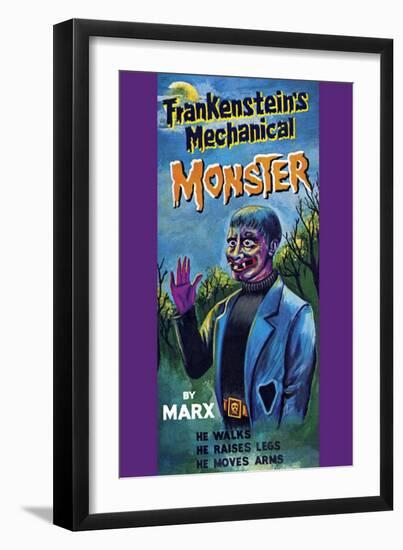 Frankenstein's Mechanical Monster-null-Framed Art Print